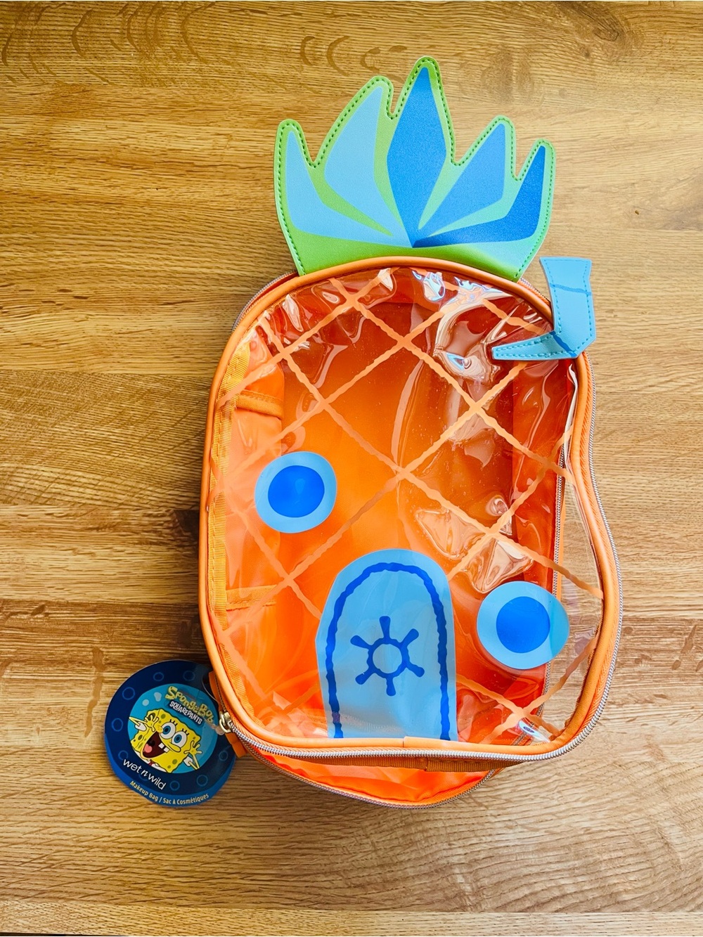 NWT Wet N Wild SpongeBob SquarePants Pineapple House Make Up Bag
